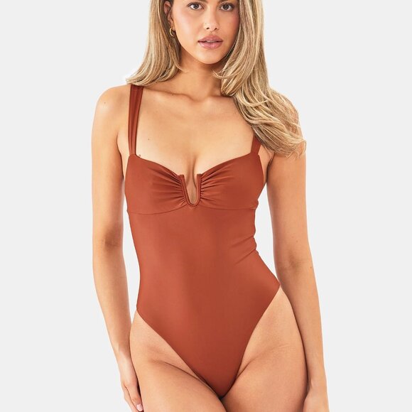 NEW Nyud Tropea One Piece - Size Large - Spice - Picture 1 of 9